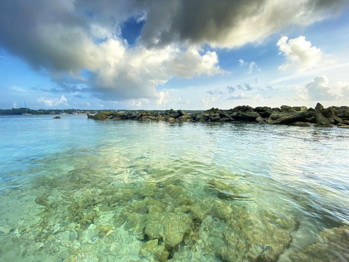 Le Paradis Zen 1Er Etage Et Rdc Vue Plage Et Mer Ste Anne Sainte-Anne  Kültér fotó